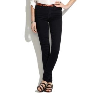 Madewell 9" Skinny Skinny Jeans 25 Tall, Black